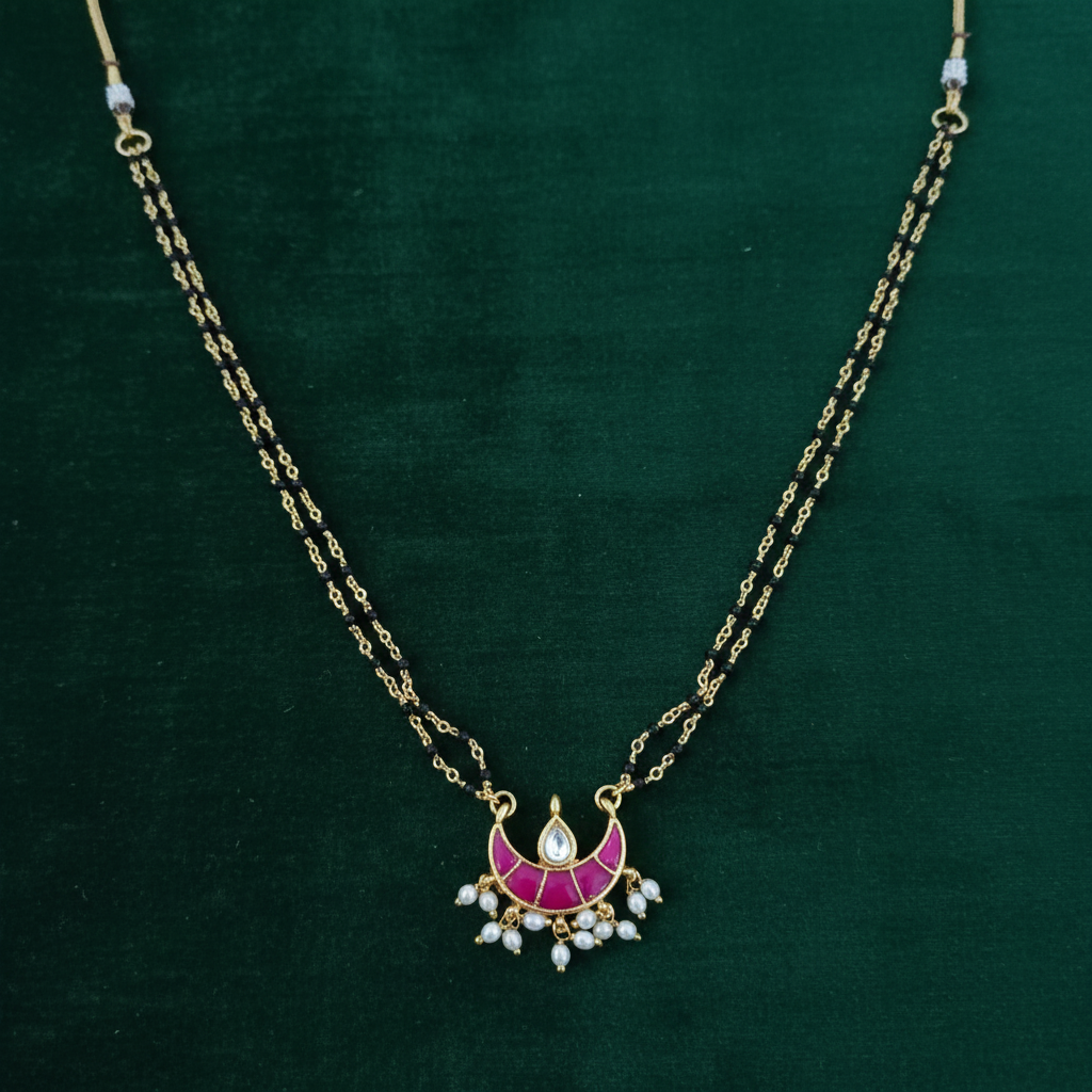 Jadau Chandrakor Mangalsutra