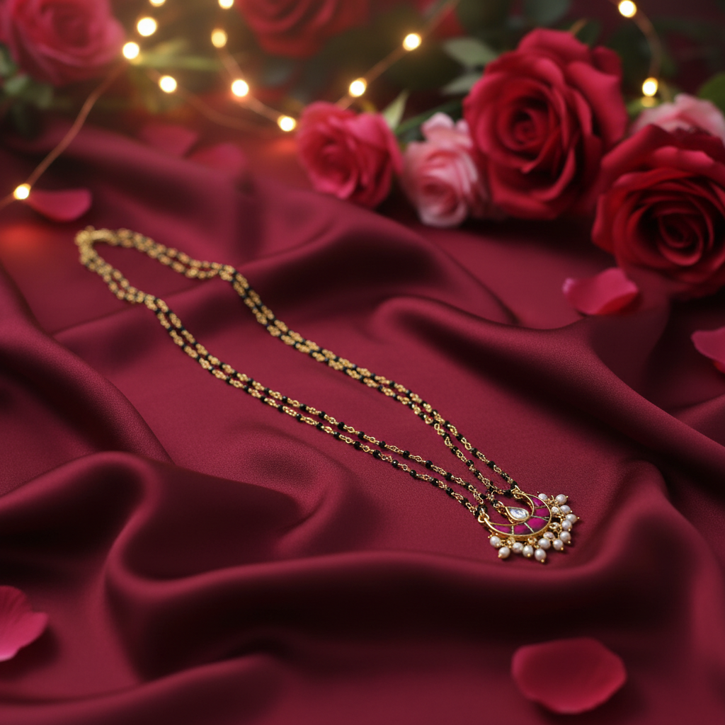 Jadau Chandrakor Mangalsutra