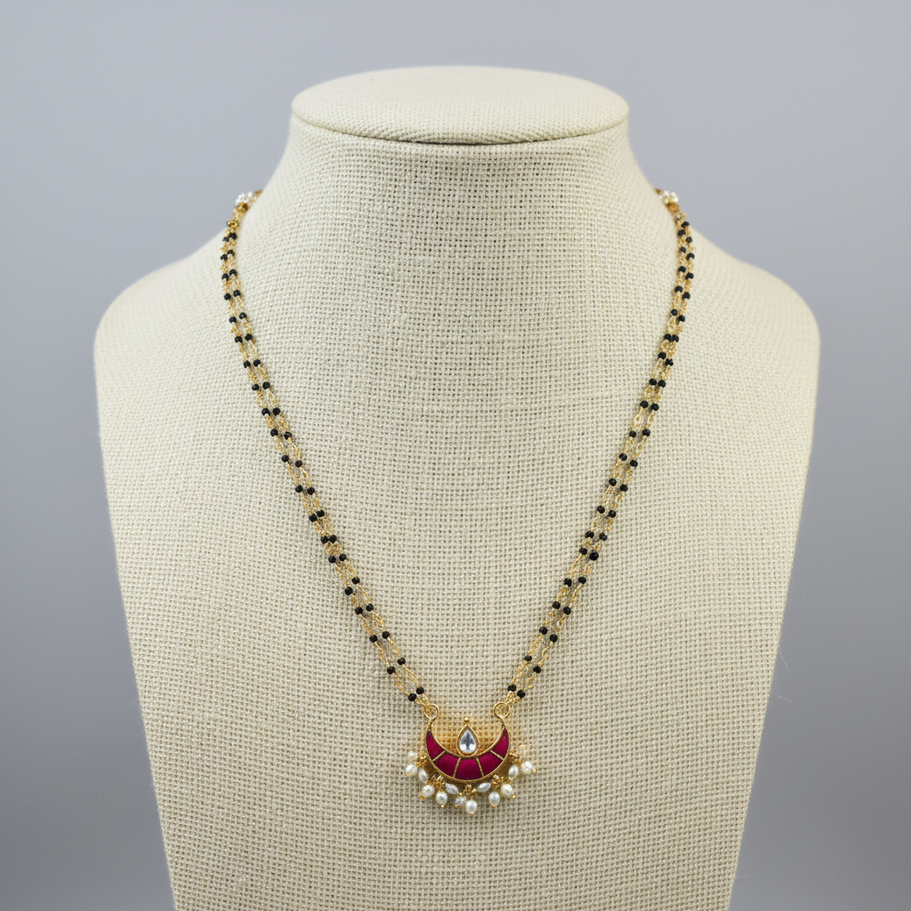 Jadau Chandrakor Mangalsutra