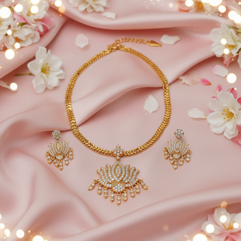 Floral Fairy Background Lotus Set