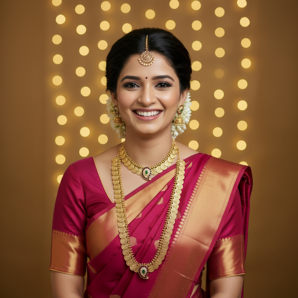 Lakshmi Kasu Mala - Square