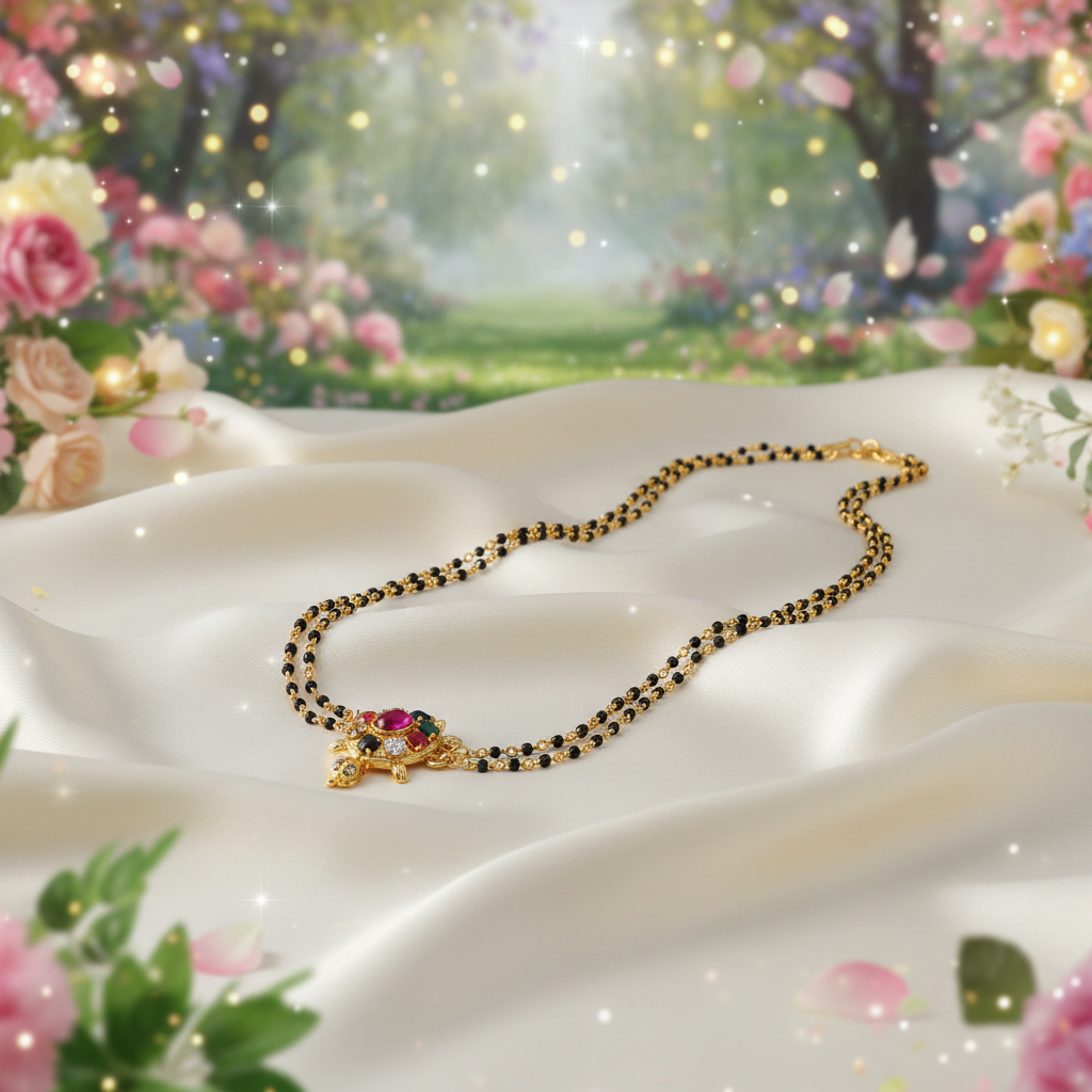 Handcrafted Navratna Mangalsutra