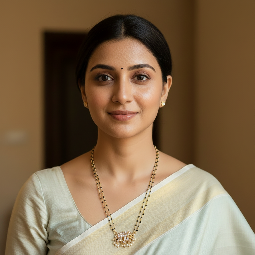 Jadau  Elephant Mangalsutra