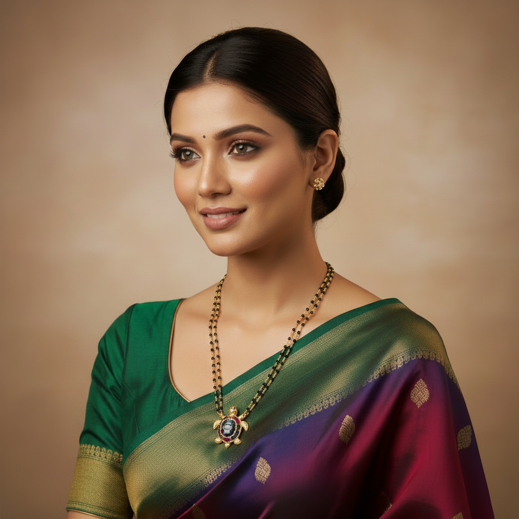 Handcrafted Navratna Mangalsutra